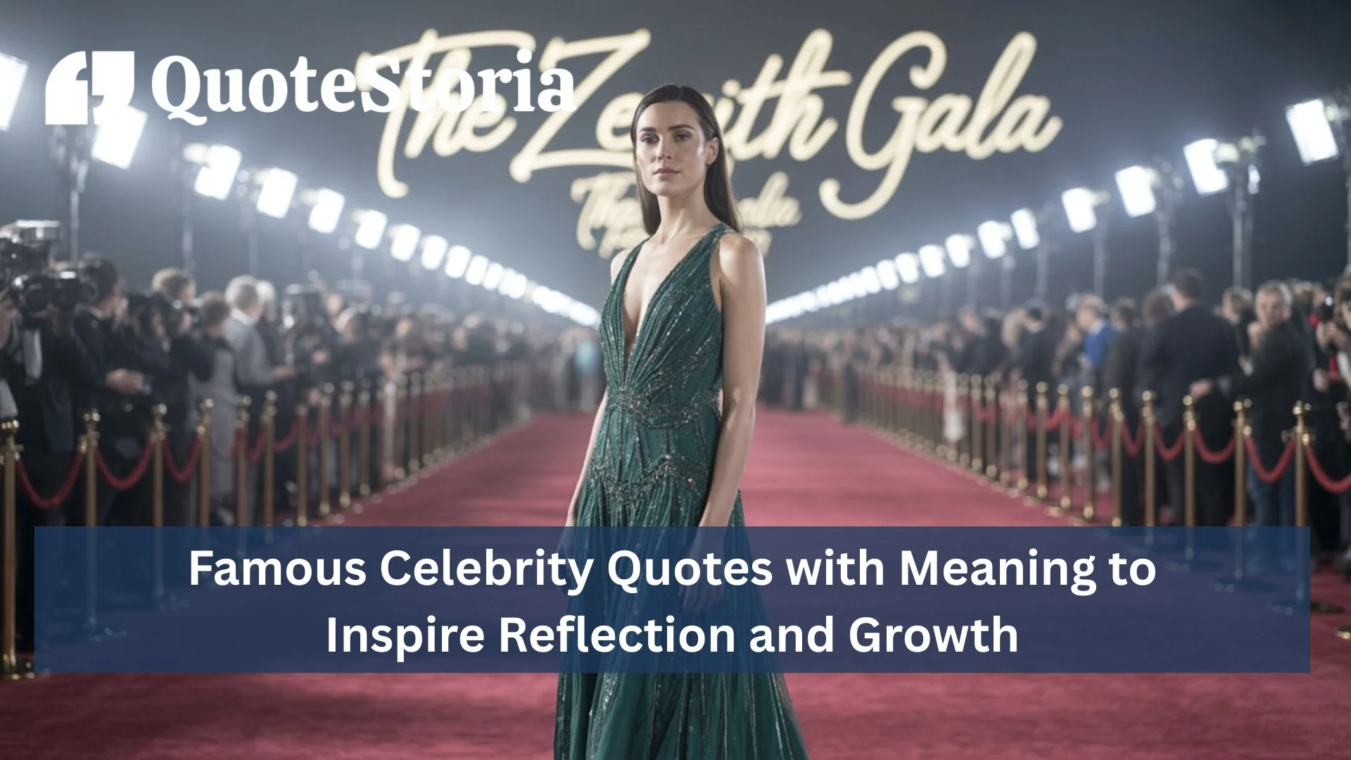 Inspirational celebrity portraits with glowing lights—symbolizing wisdom and meaning behind famous quotes