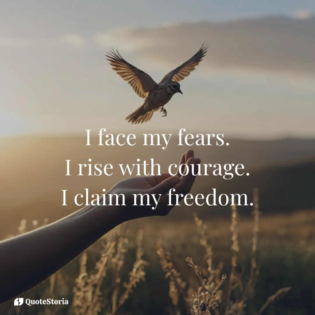 "Affirmation image: choosing courage and freedom, Aristotle wisdom."