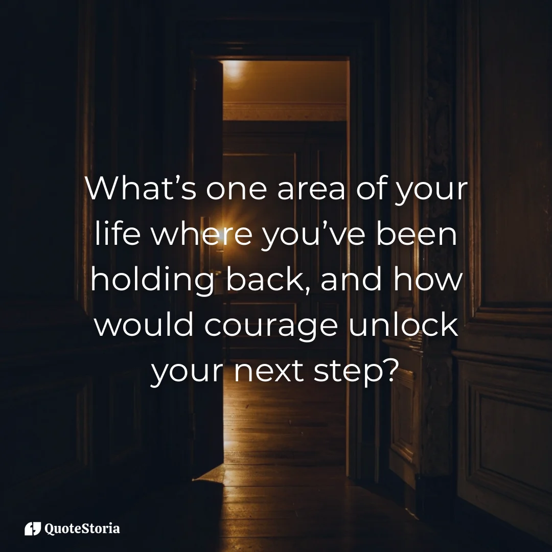 "Golden doorway symbolizing reflection on courage and hidden potential."