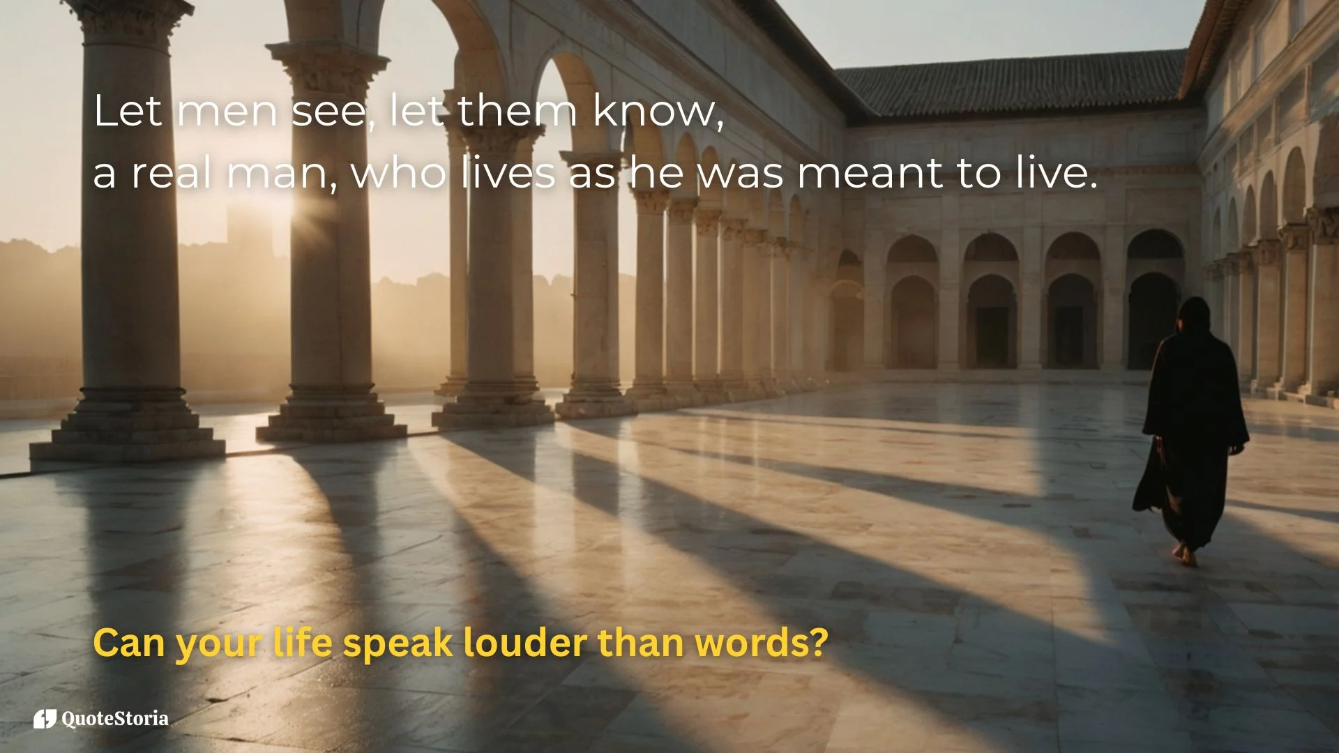 Marcus Aurelius featured image: “Real man who lives as he was meant to live.”