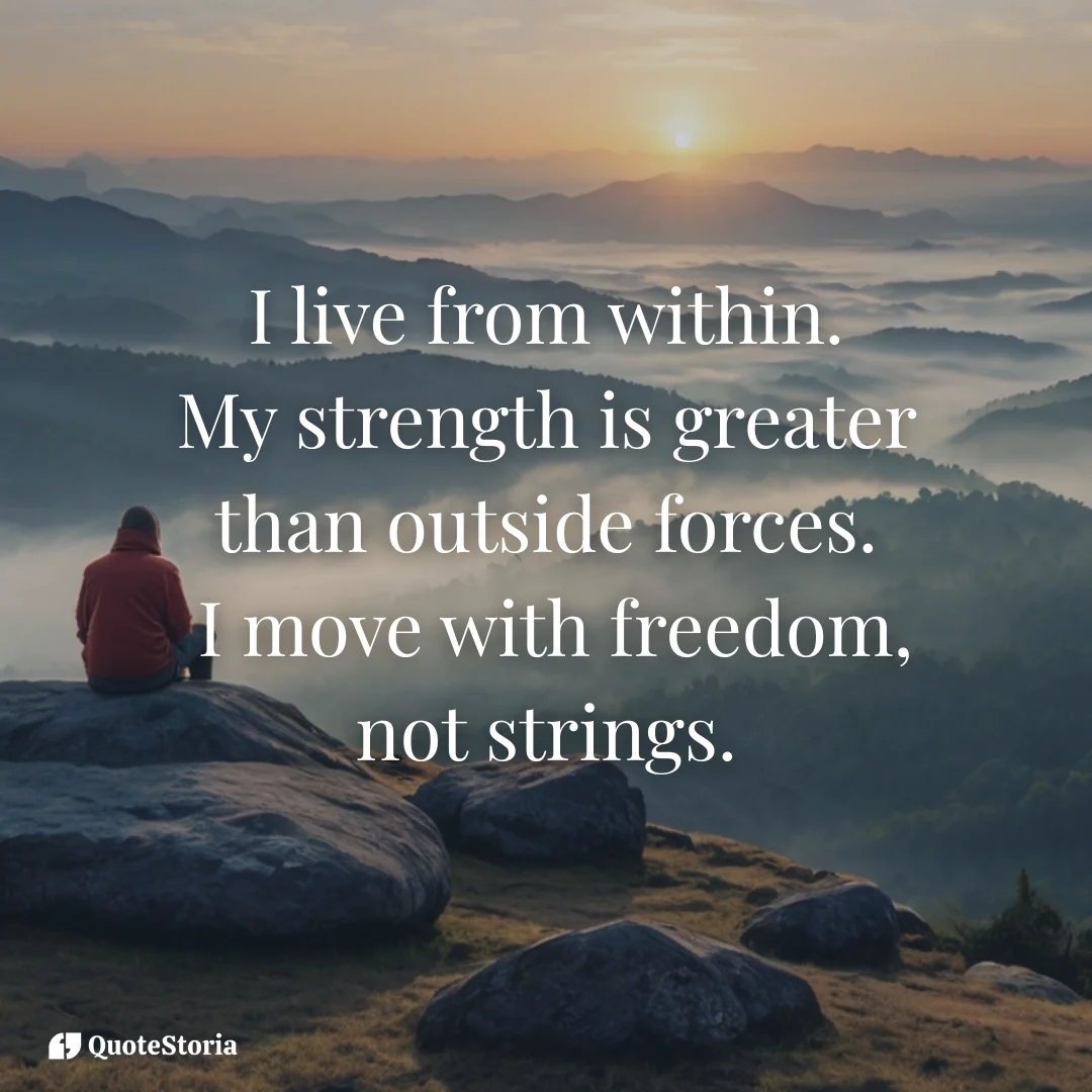 "Affirmation image representing inner strength inspired by Marcus Aurelius."