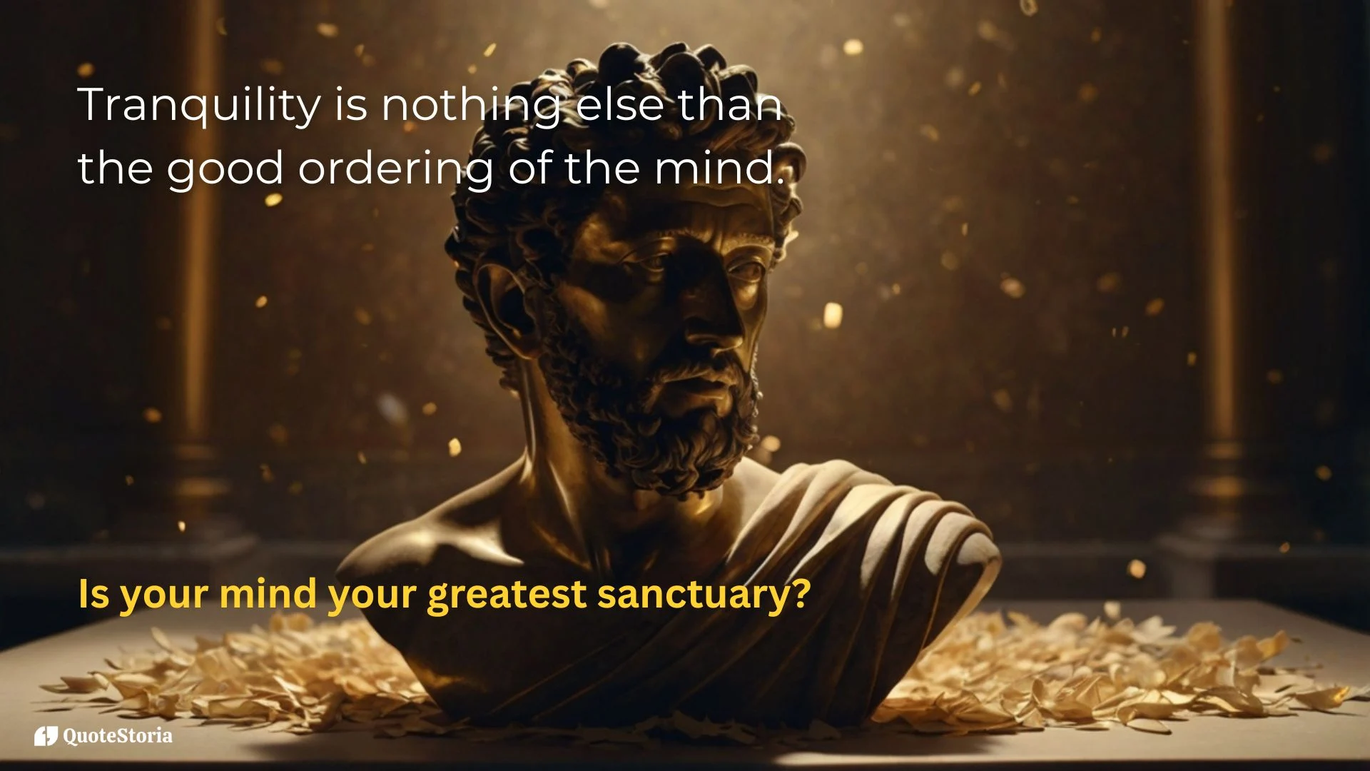 "Marcus Aurelius featured image on tranquility: good ordering of the mind."