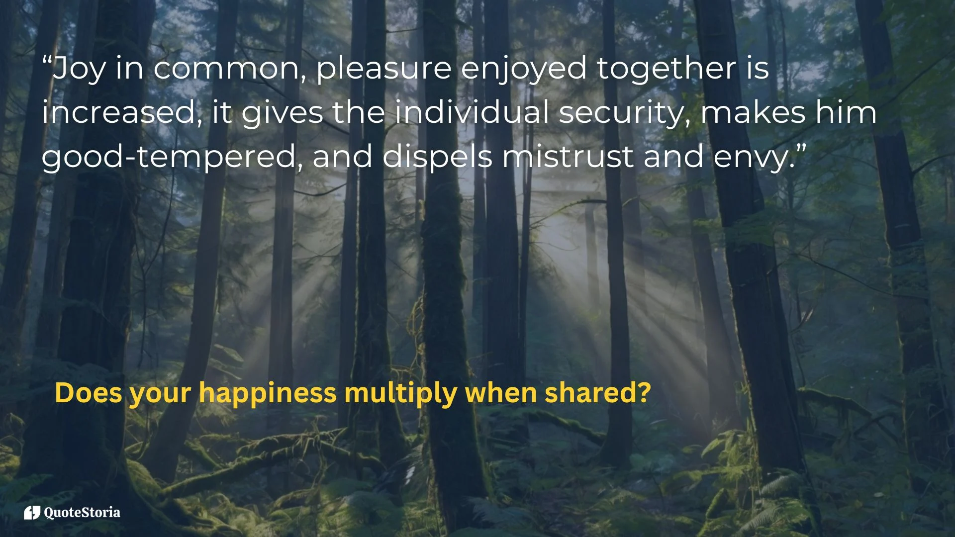 Friedrich Nietzsche quote featured image: "Communal joy amplifies well-being."