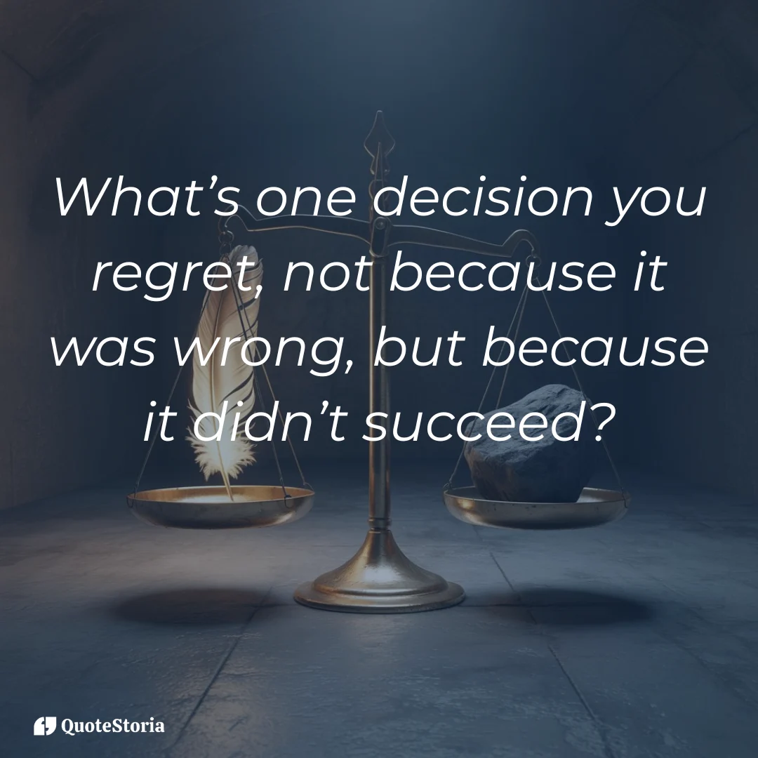 "Reflection: success and failure reshape our judgment of deeds."
