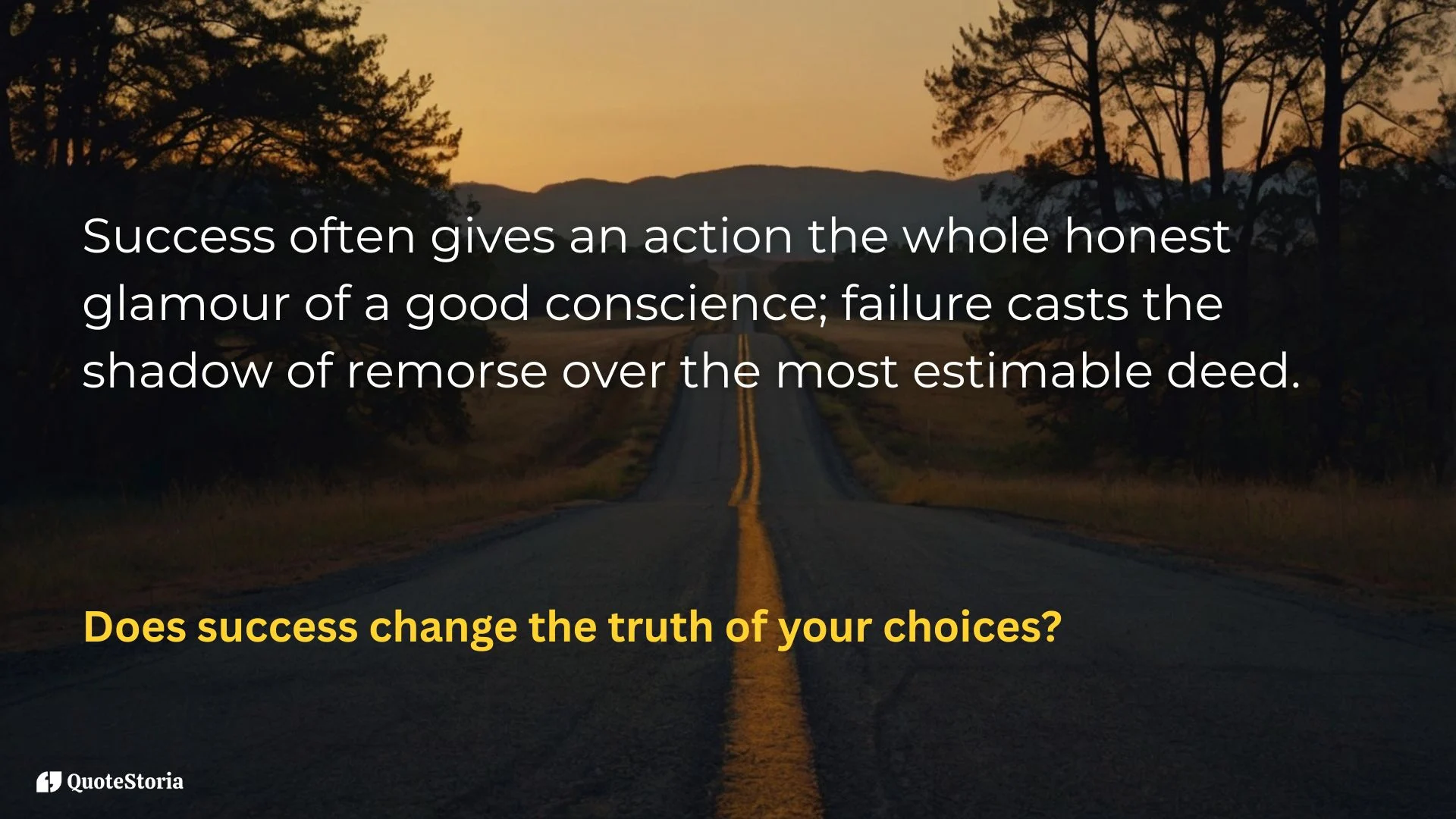 "Friedrich Nietzsche featured image quote: success and failure distort good conscience."