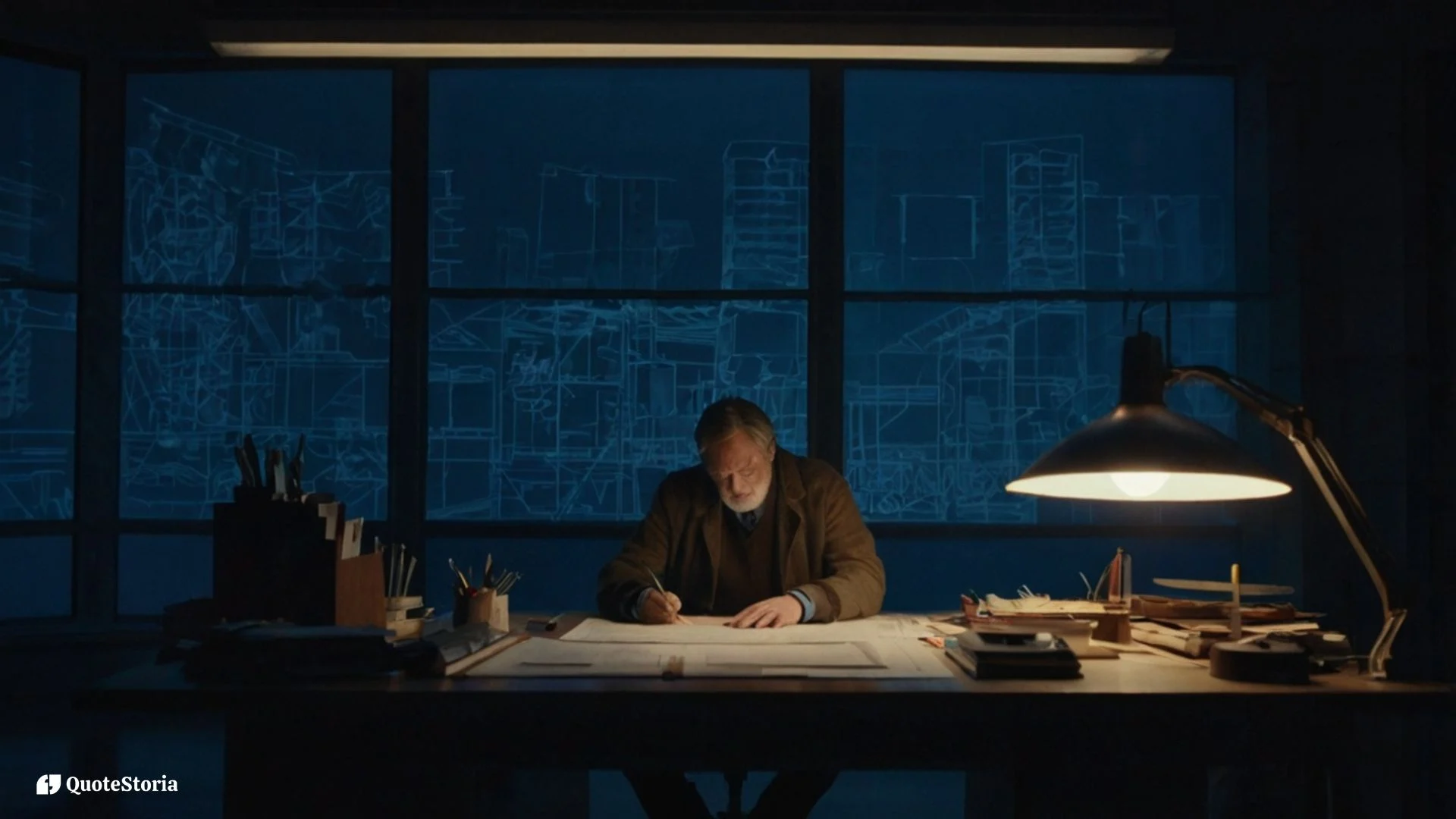 The architect's journey from anxiety to focus, illustrating Marcus Aurelius's quote.