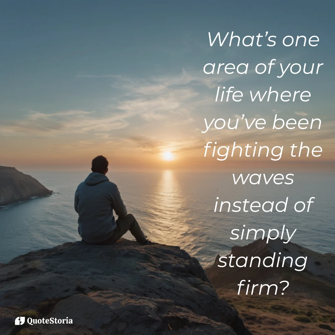 Figure seating on a cliff plateau at sunrise, symbolizing unshakable strength and presence.”