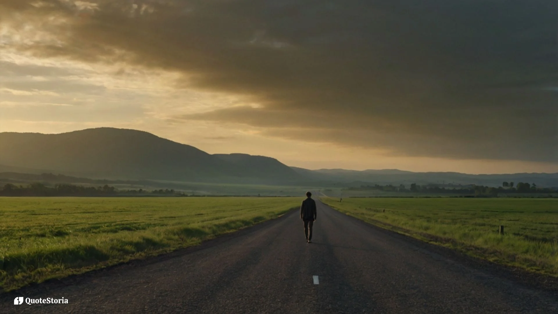 A figure walking on a long, empty road, symbolizing the patient, steady march towards a goal.