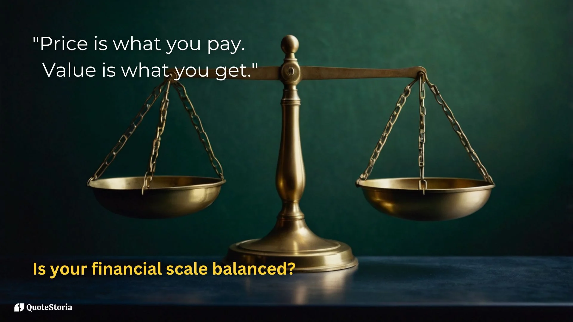 Warren Buffet featured image: The core difference between price and value.