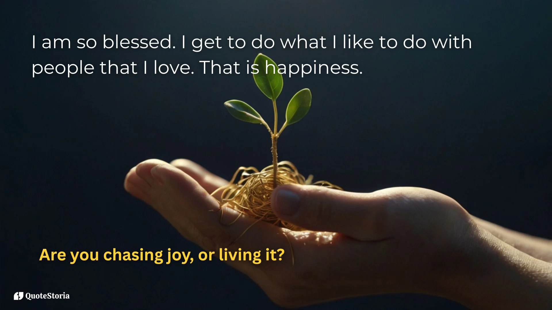Warren Buffett quote: "I am so blessed. That is happiness." featured image.