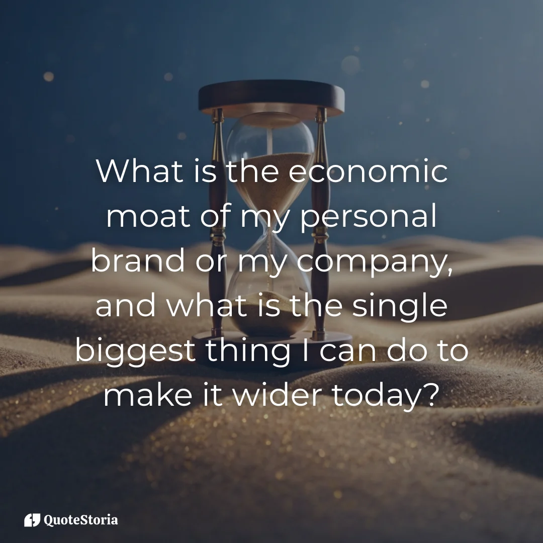 Visual question about sacrificing quality for speed, a key lesson from the Buffett quote.