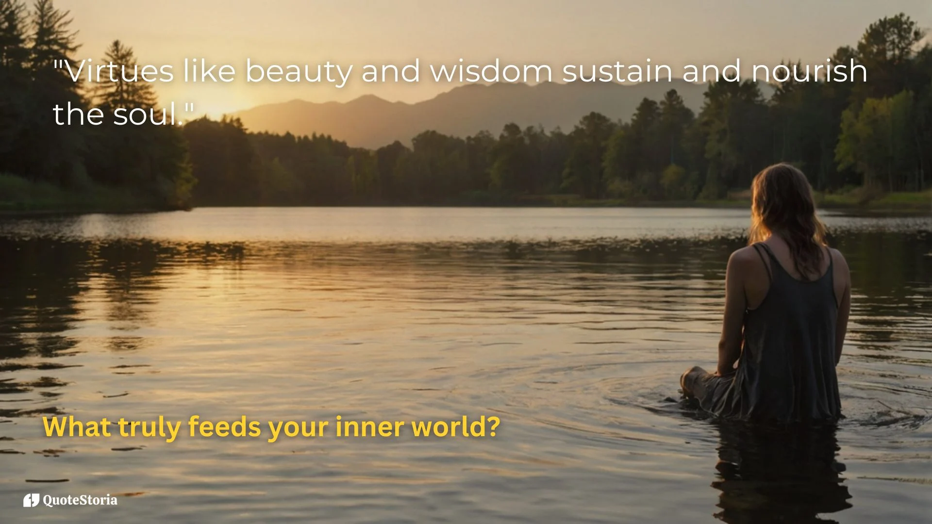 "Plato featured image quote: 'Virtues like beauty and wisdom nourish the soul.'"