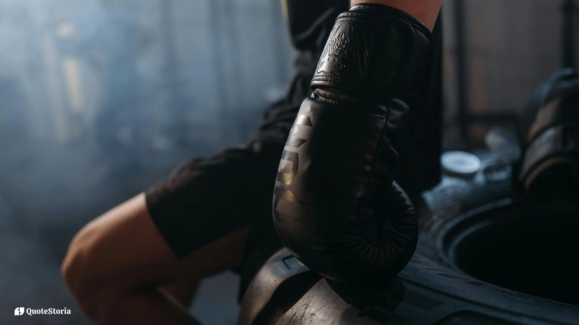 "Boxing story visual, symbolizing courage over silence."