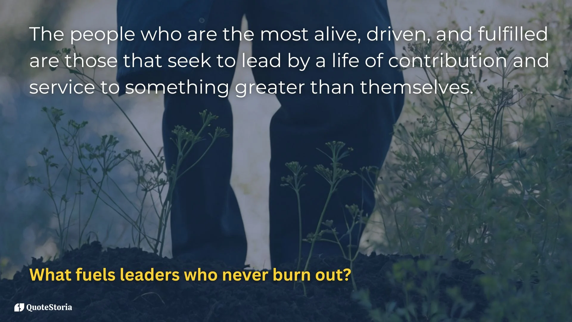 Tony Robbins featured image: lead by a life of contribution and service