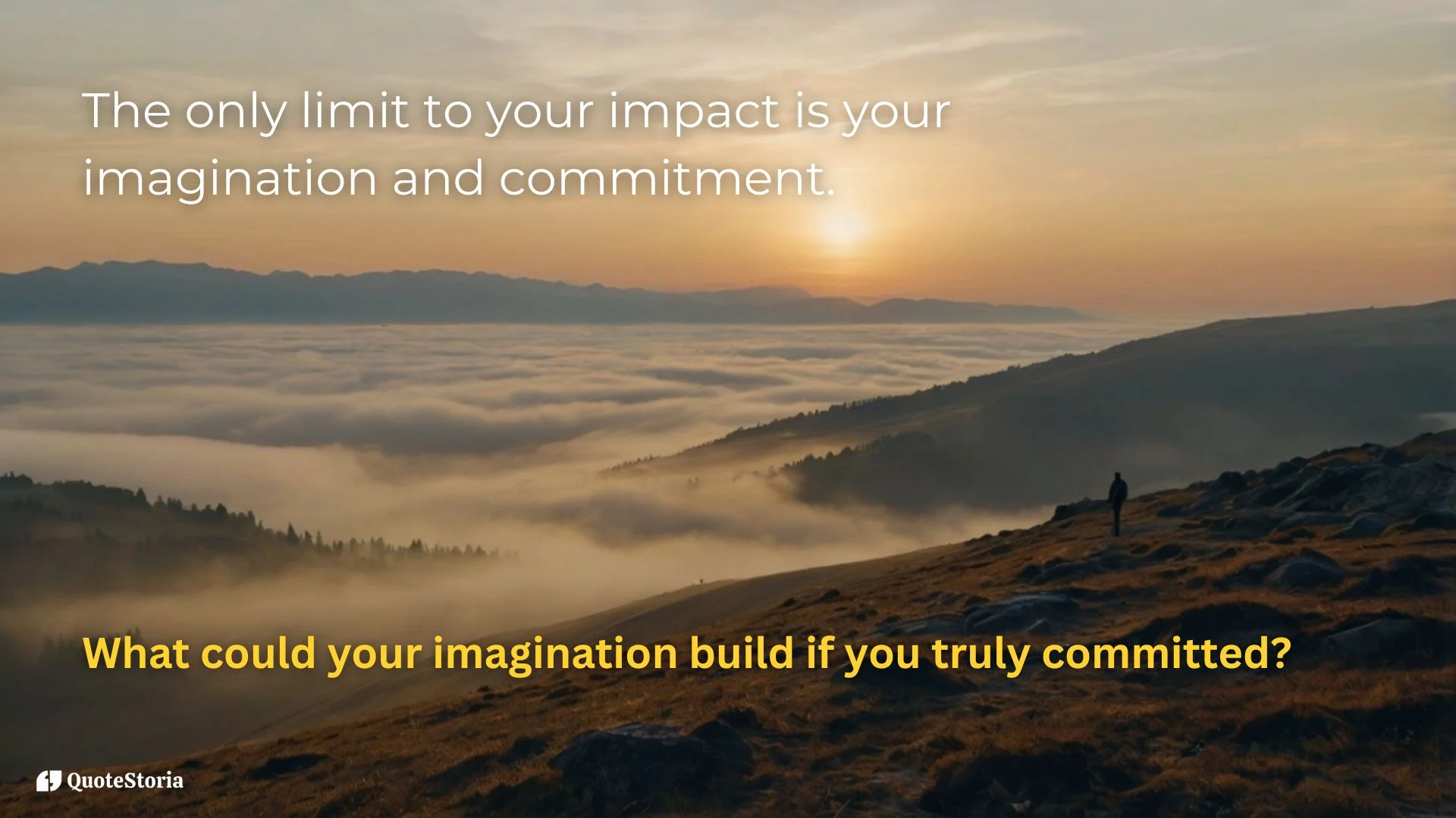 Tony Robbins featured image quote: "Your impact is limited only by imagination and commitment."