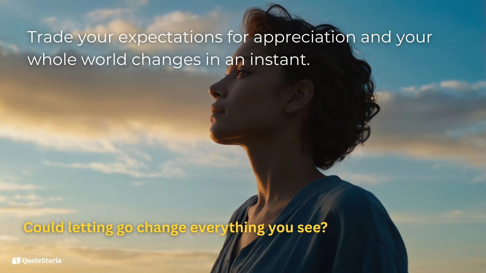 "Tony Robbins featured image: trade your expectations for appreciation meaning visual"