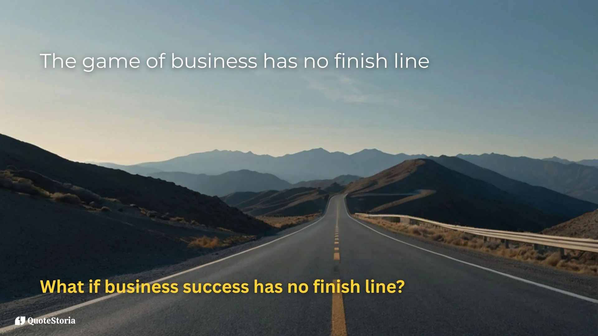 Simon Sinek featured image quote: "The game of business has no finish line."