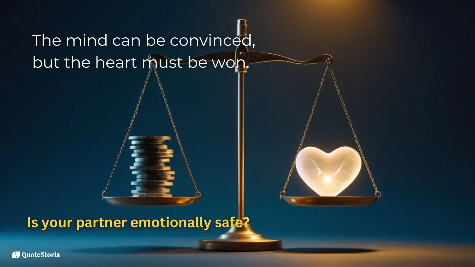 Simon Sinek featured image quote: "The mind can be convinced, but the heart must be won."