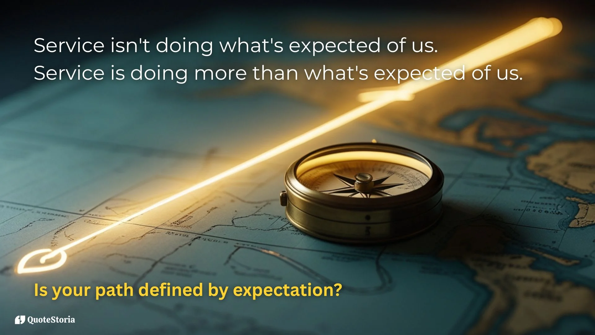 Simon Sinek quote featured image: "Service is doing more than expected."