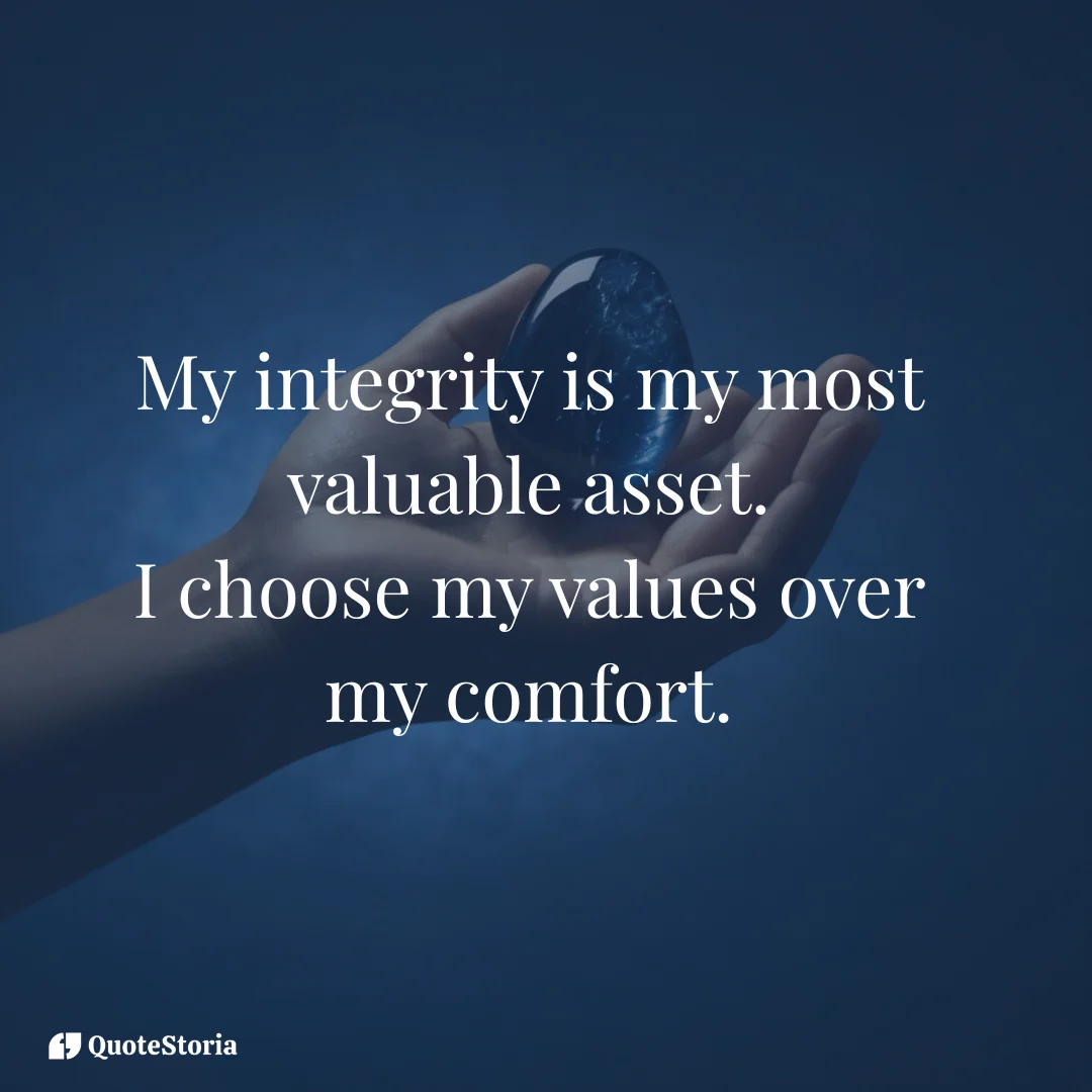 Hand holding a polished stone reflecting light, symbolizing integrity as a valuable asset.