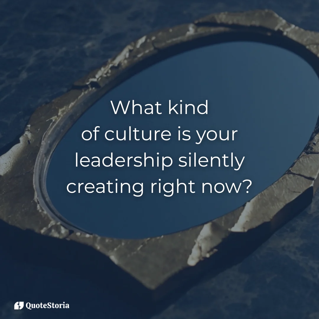 "Mirror on desk reflecting light, representing leadership self-reflection."