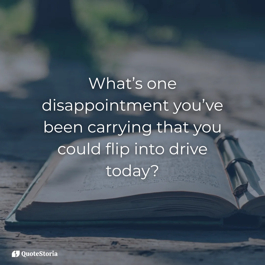 "Reflection image: blank journal page representing fresh perspective after disappointment."