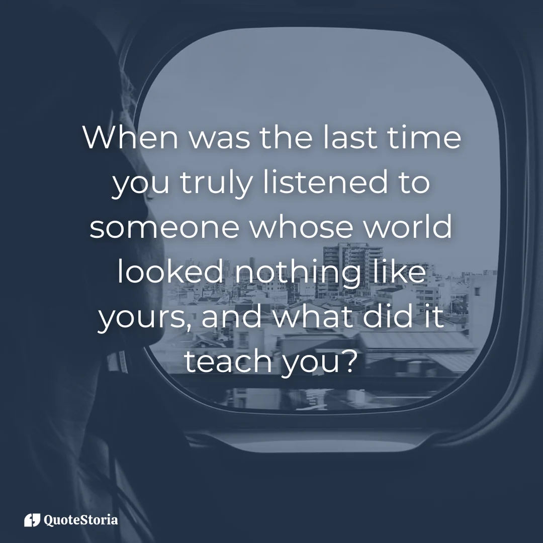 “Reflective traveler gazing through window, symbolizing empathy and insight.”