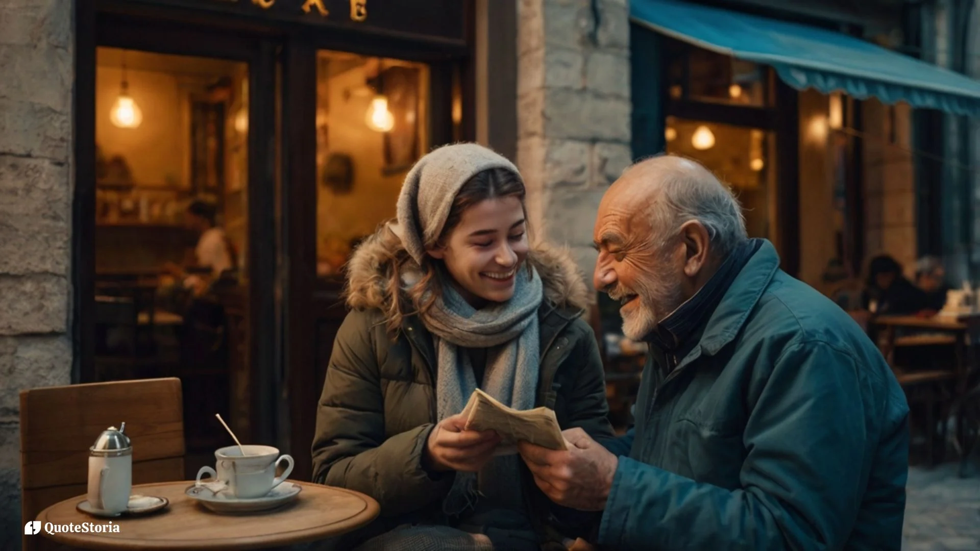 “Travel story image showing connection between strangers in Istanbul.”