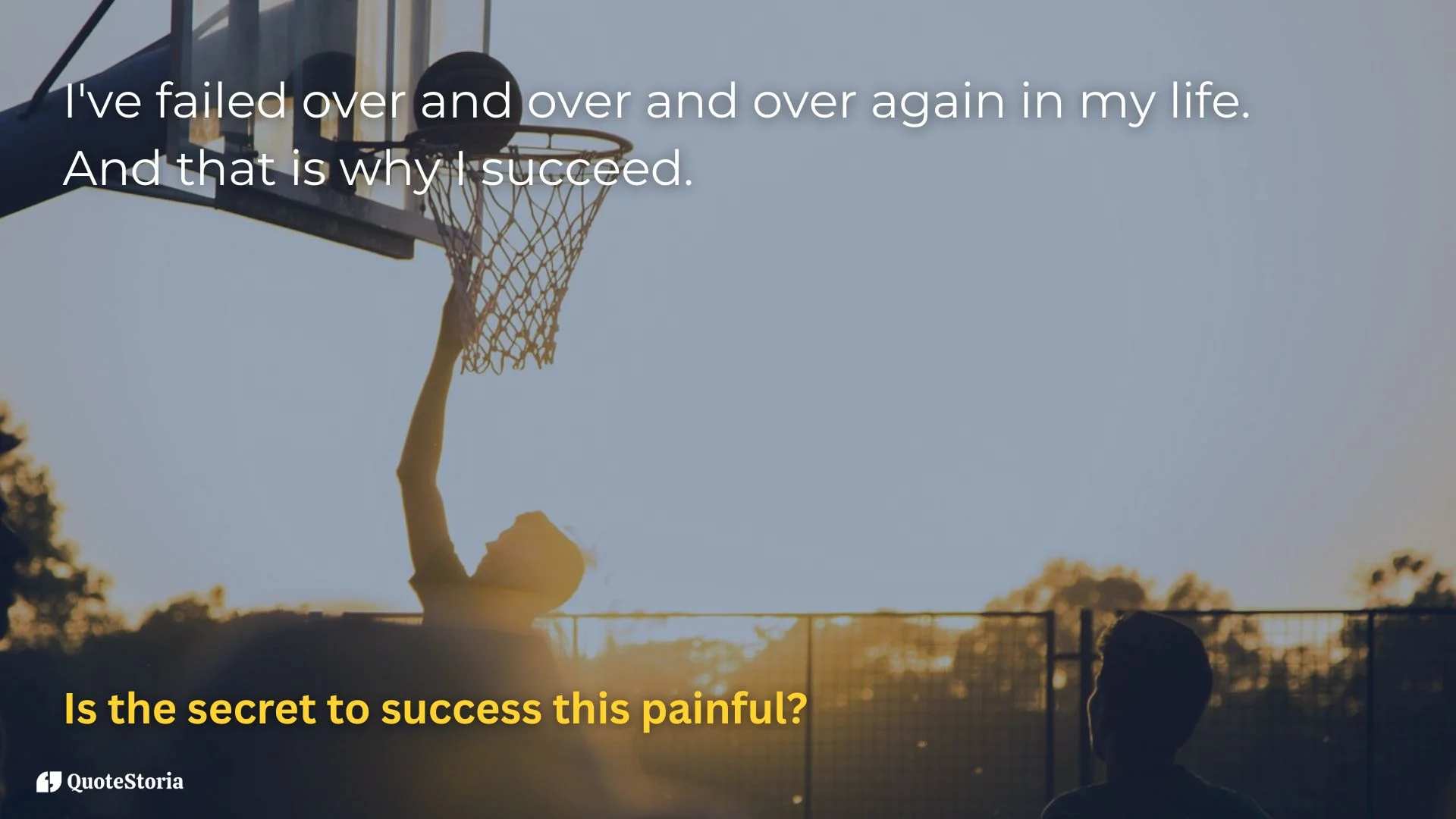 Michael Jordan featured image quote: "Failing over and over again is why I succeed."