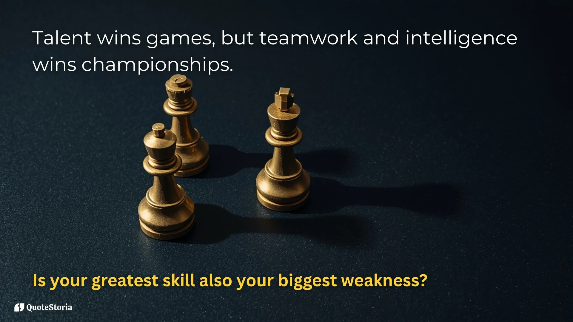 Michael Jordan featured image quote: Talent wins games, but teamwork and intelligence wins championships.