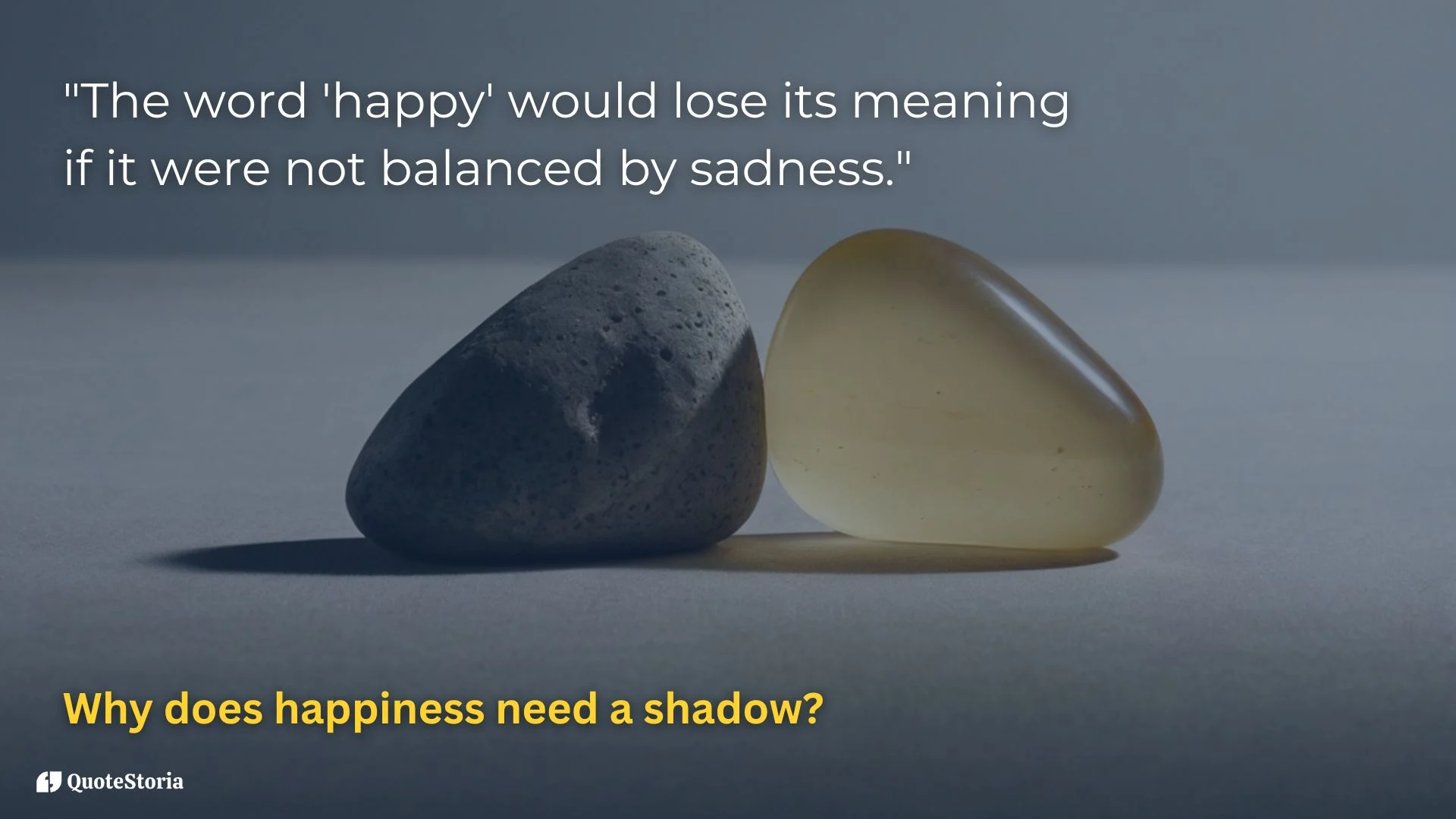 Carl Jung featured image: The word 'happy' loses its meaning without sadness.