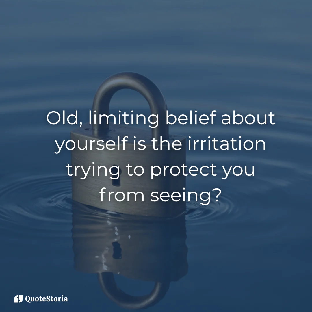 Reflection image: Antique lock and water symbolizing hidden limiting beliefs.