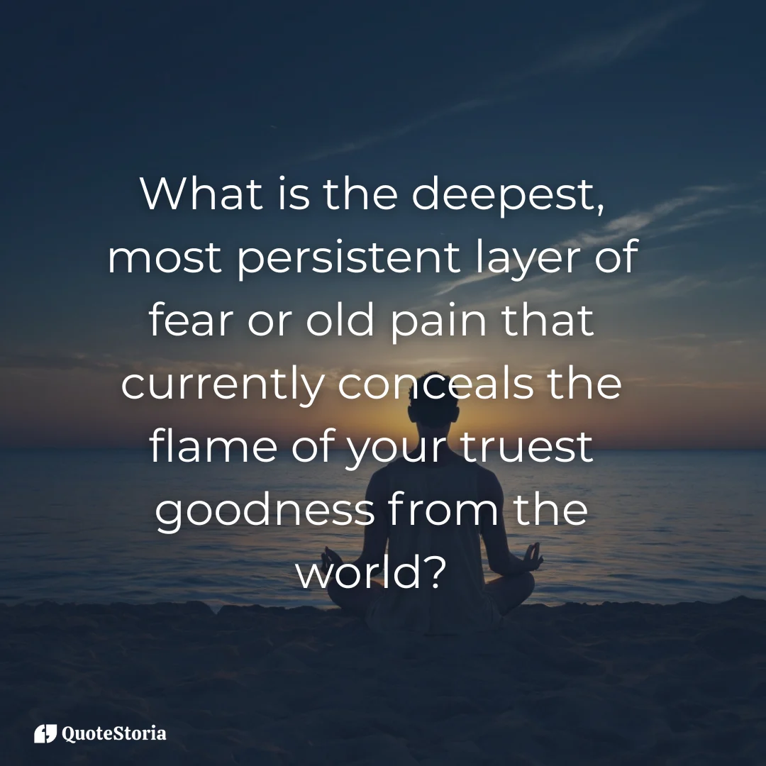 Figure reflecting by a lake at dawn, pondering hidden fears and their inner flame.