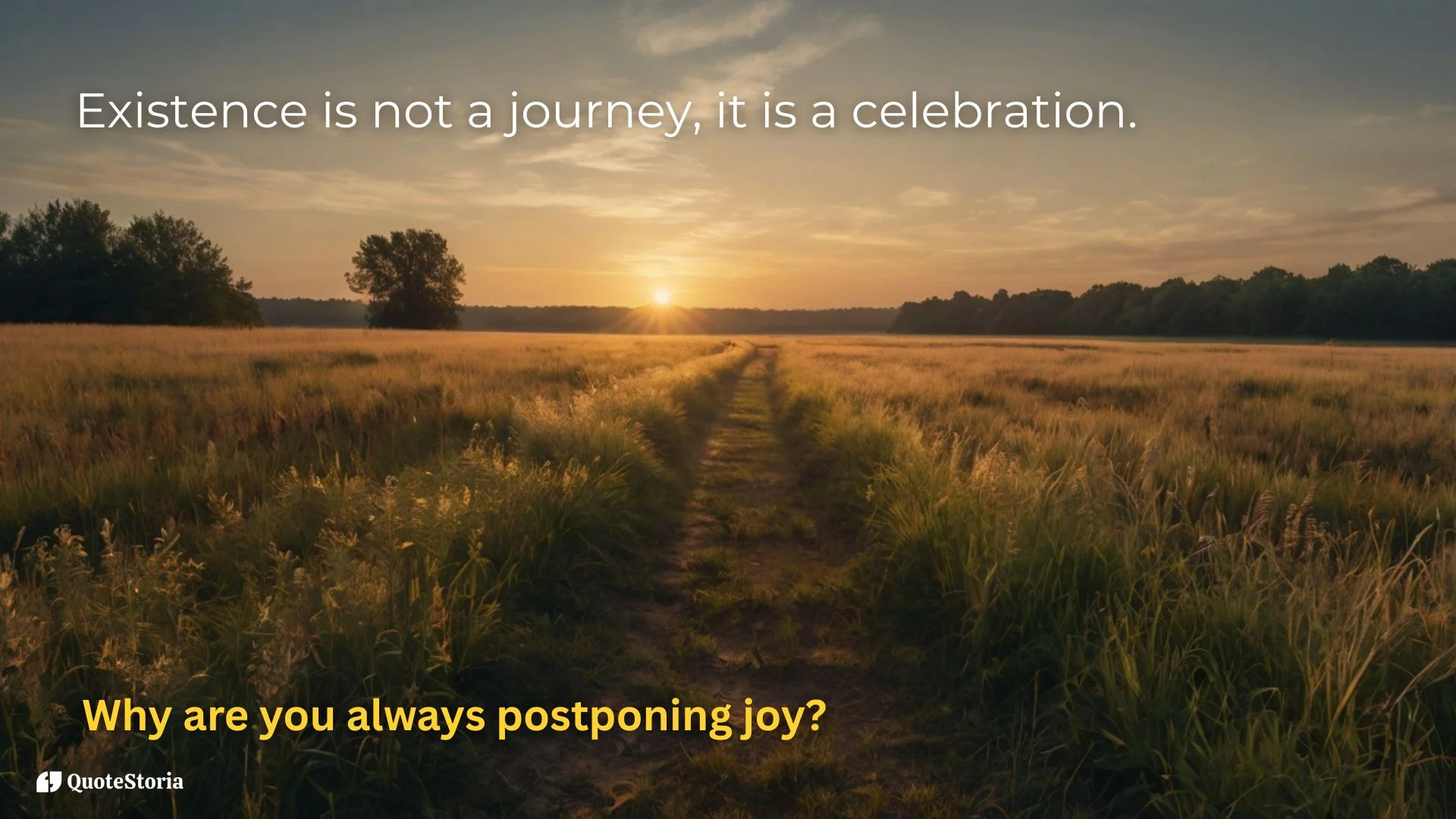 Osho featured image: Existence is not a journey, it is a celebration.