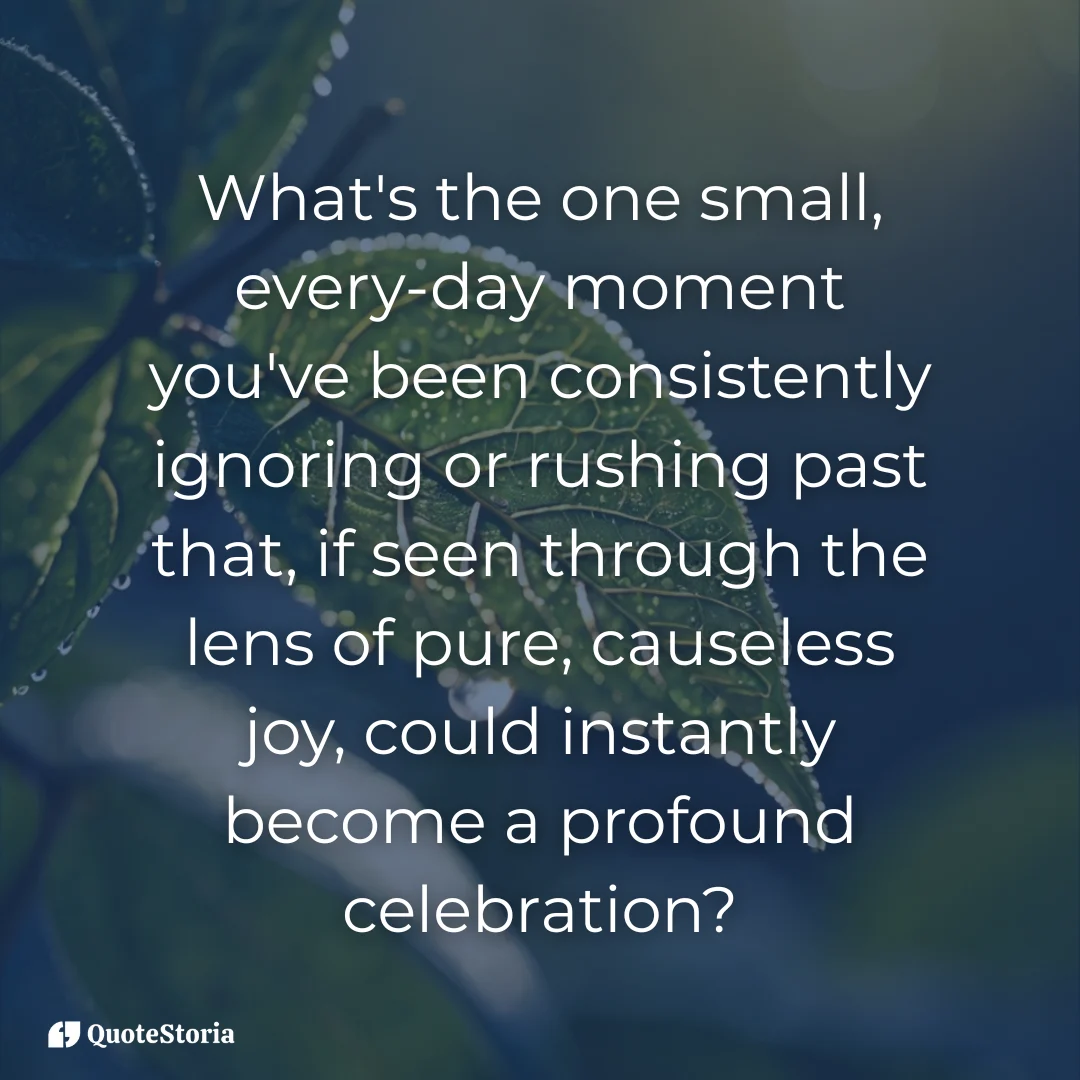 Still dewdrop on a leaf, encouraging reflection on the importance of small moments.