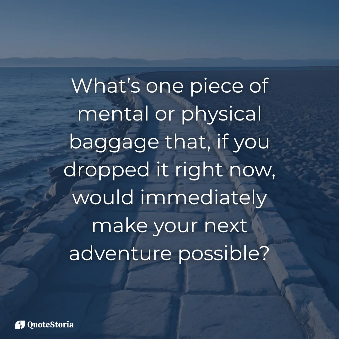 A lone figure's shadow on a winding path, representing mental baggage ready to be dropped.