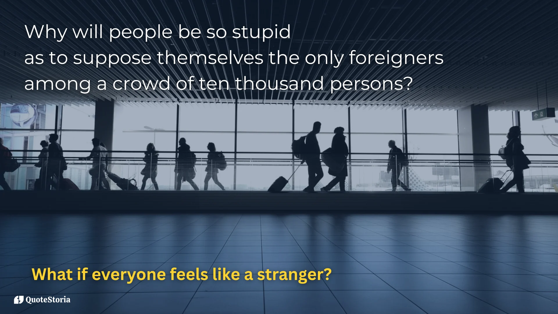 "Mark Twain featured image: 'People be so stupid' thinking they're alone in a crowd."