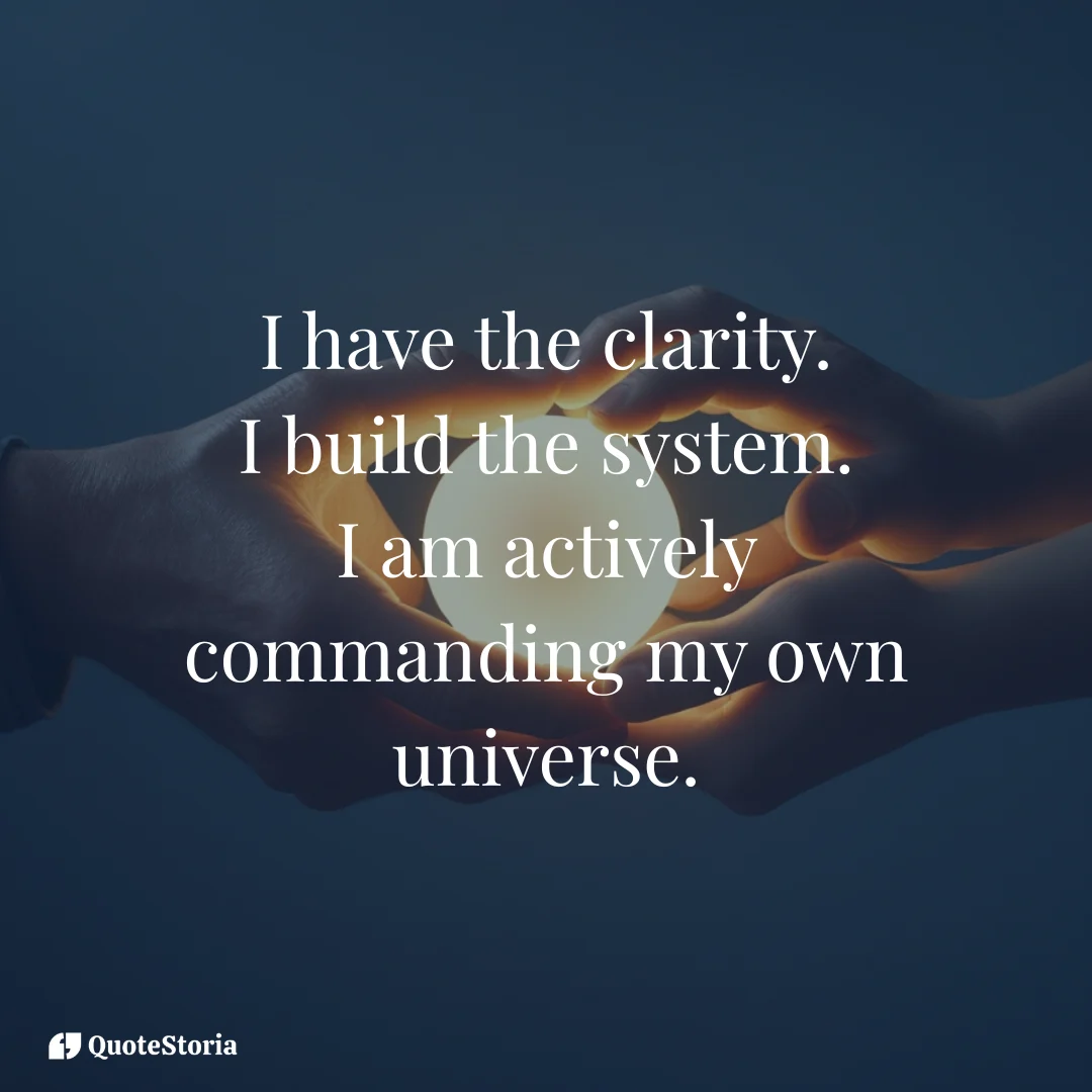 Image of hands holding a sphere, symbolizing taking command and ownership of one's own universe.