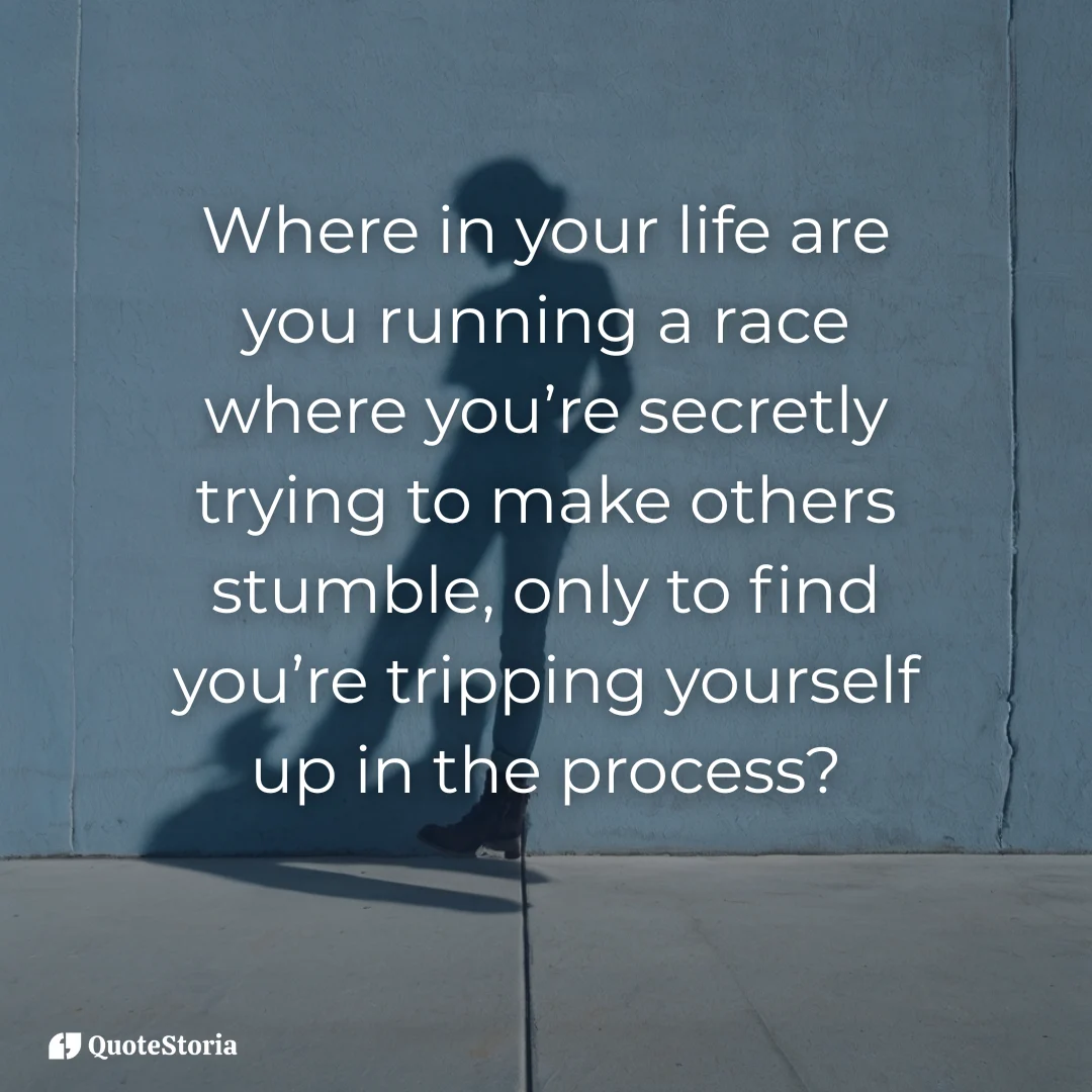 Conceptual image of a person's shadow tripping over itself.