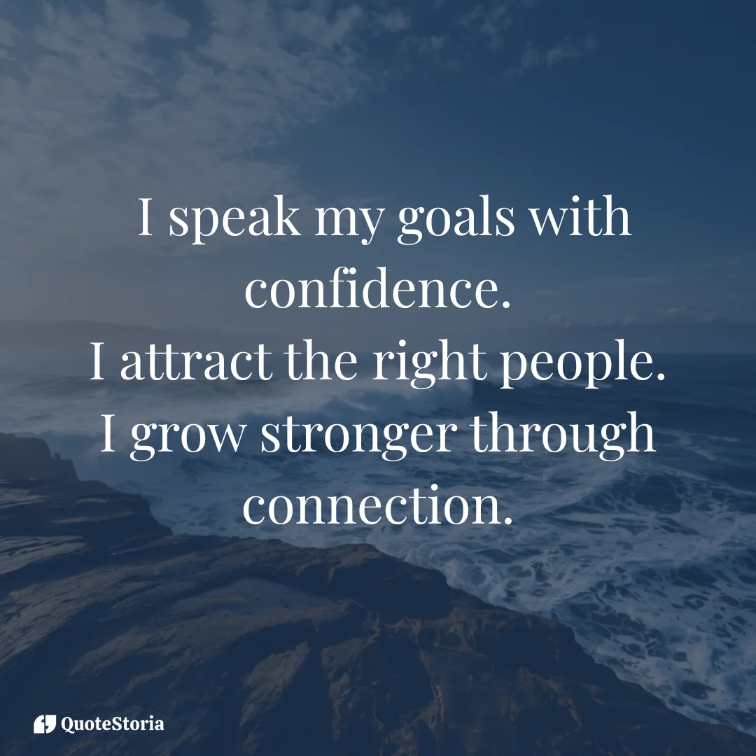 Golden sound waves expanding outward, representing the power of speaking goals with confidence