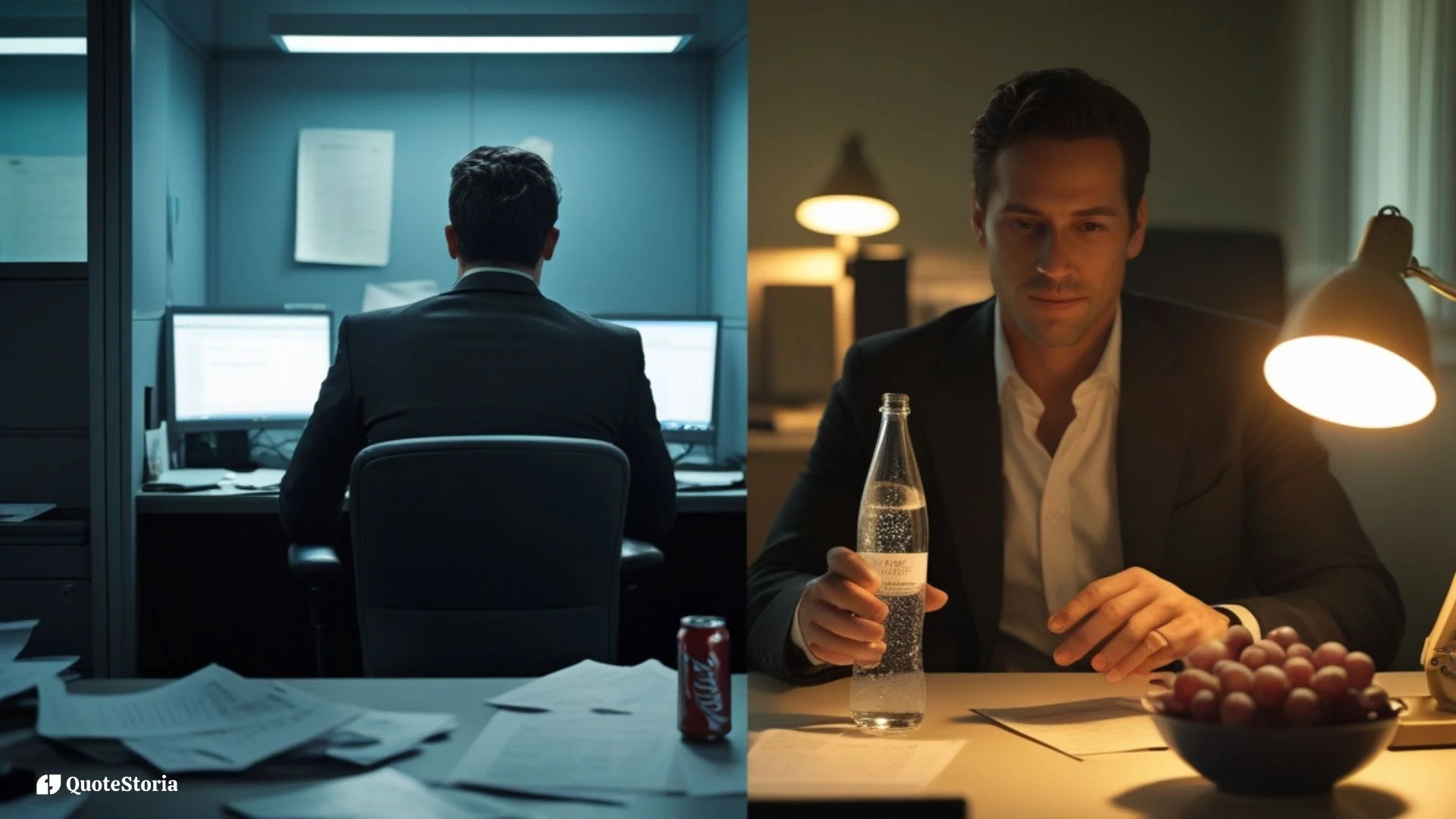 Client story: before and after of a busy executive overcoming the 4 PM slump with simple health choices.