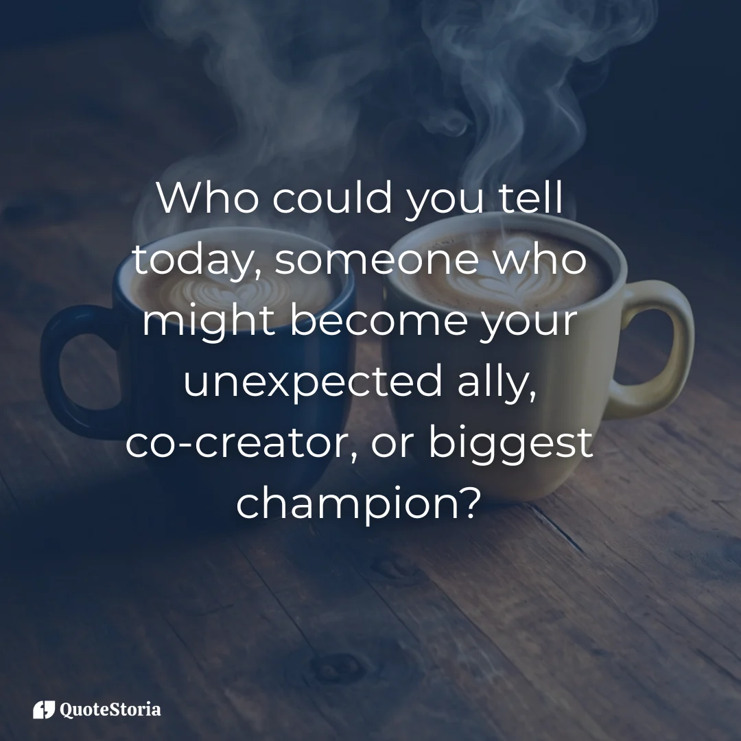 Two coffee cups facing each other, symbolizing meaningful conversation about goals and dreams