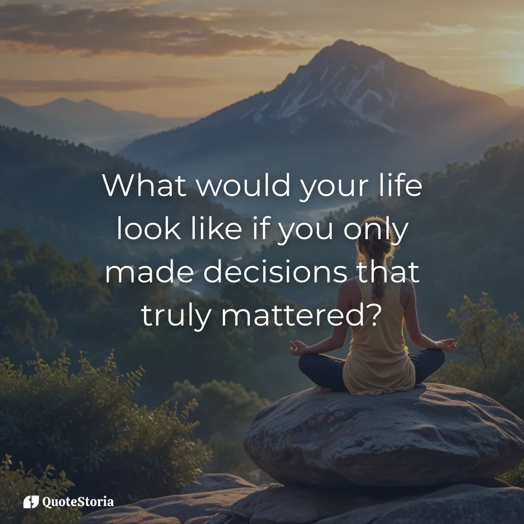 Reflective person at sunrise symbolizing clarity and mindful decision-making.