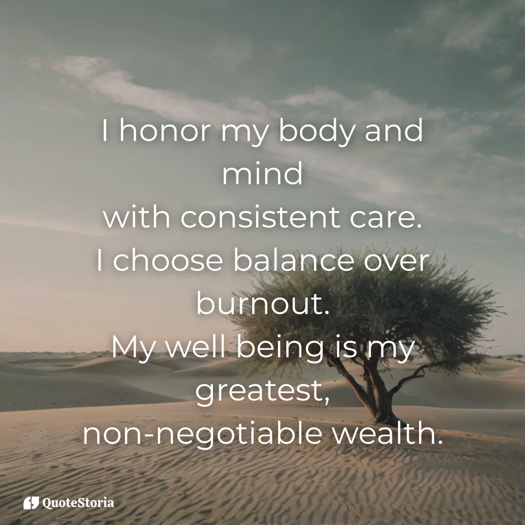 Affirmation card background with soft green and beige gradient symbolizing balance and self care.